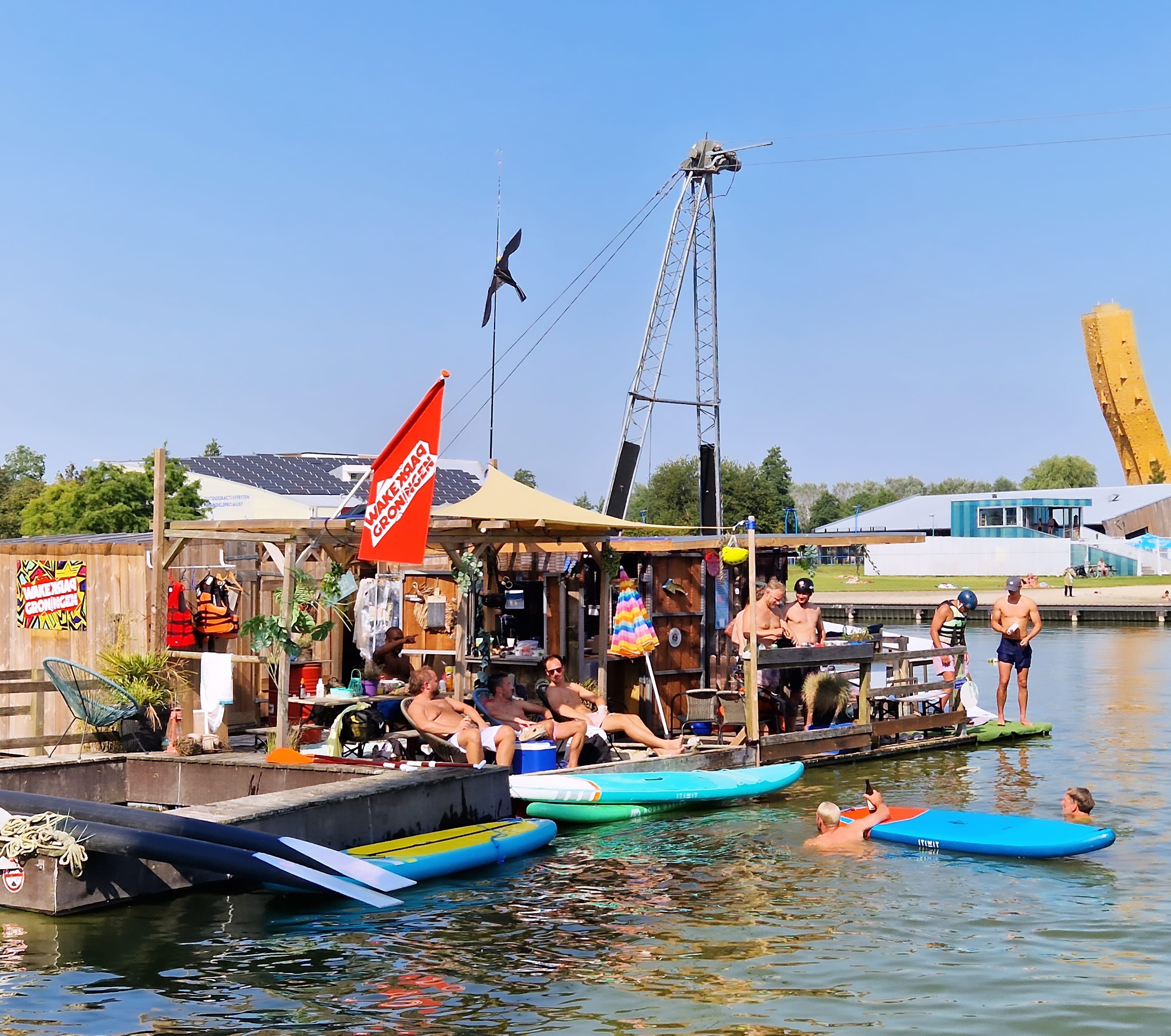 Wakeboarding at Wakepark Groningen